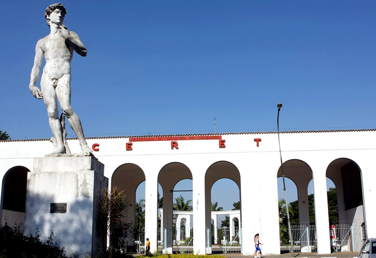 Entrada do CERET, na Zona Leste de São Paulo
